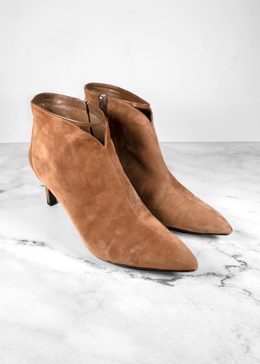 Hermès Suede Ankle Boots