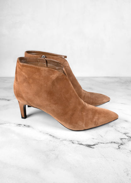 Hermès Suede Ankle Boots