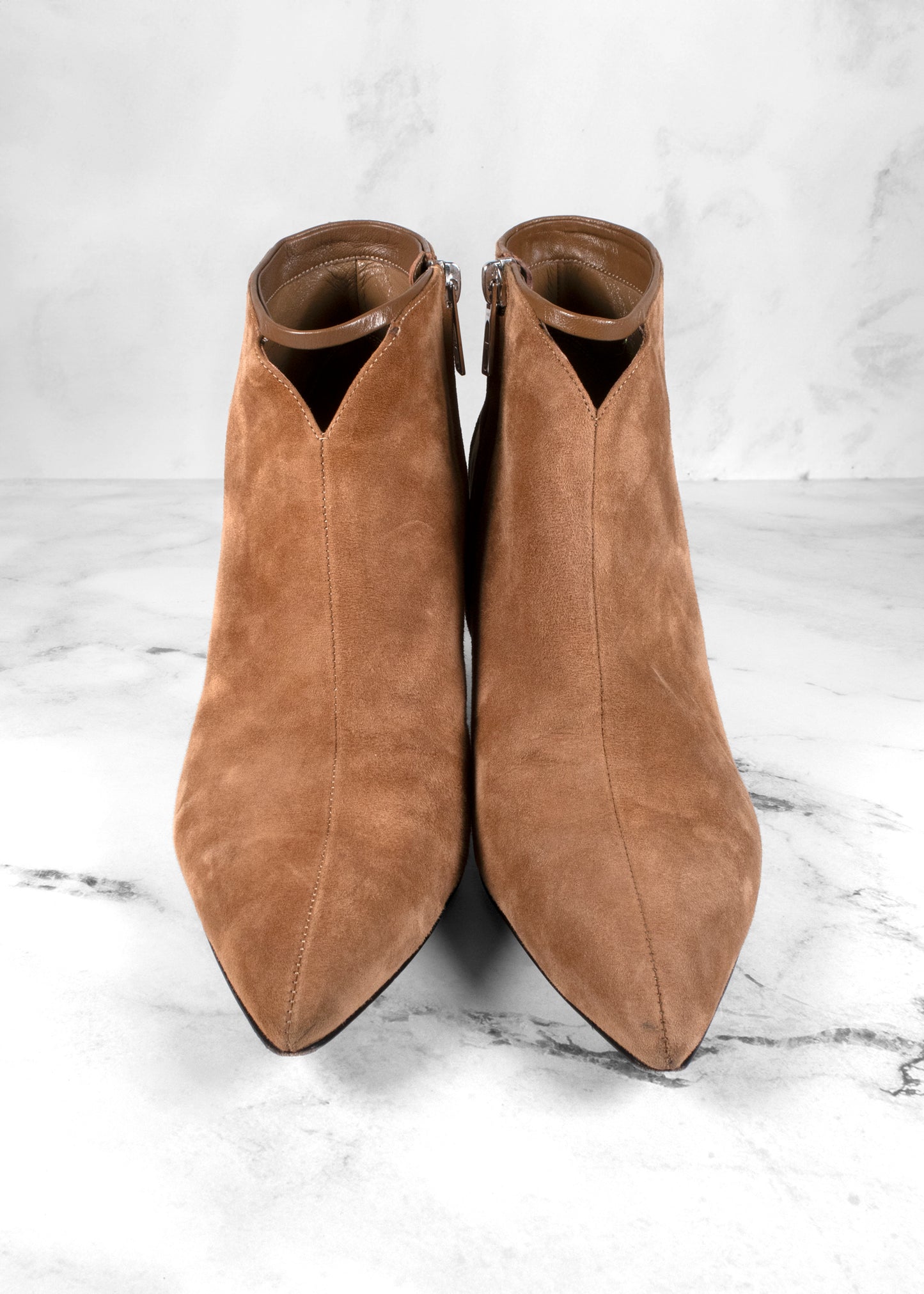 Hermès Suede Ankle Boots