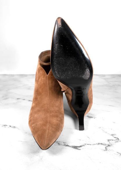 Hermès Suede Ankle Boots