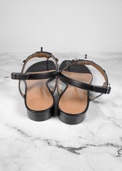 Hermès Olivia Leather Sandals