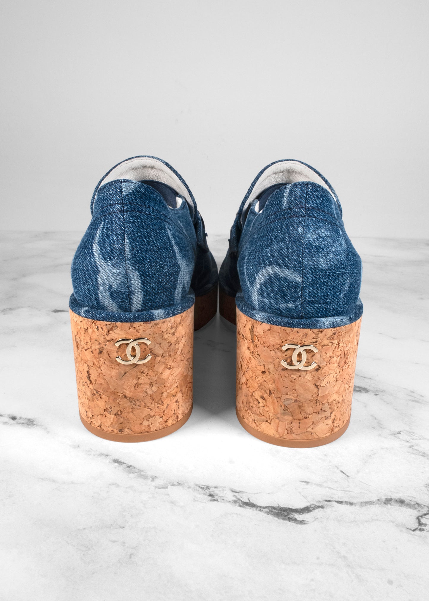 Chanel 2023-2024 Interlocking CC Logo Loafers