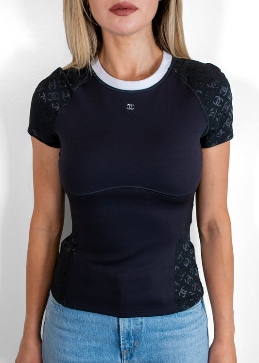 Chanel Black Polyamide T-shirt