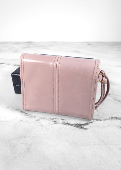 Prada Rosy Blush Small Leather Wallet