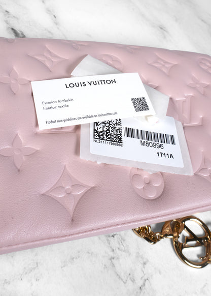 Louis Vuitton Monogram Embossed Pochette Coussin