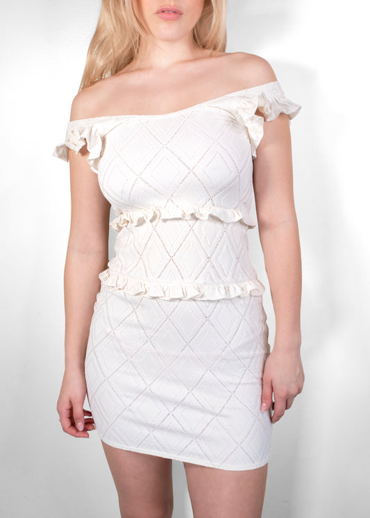Chanel Off-The-Shoulder Mini Dress