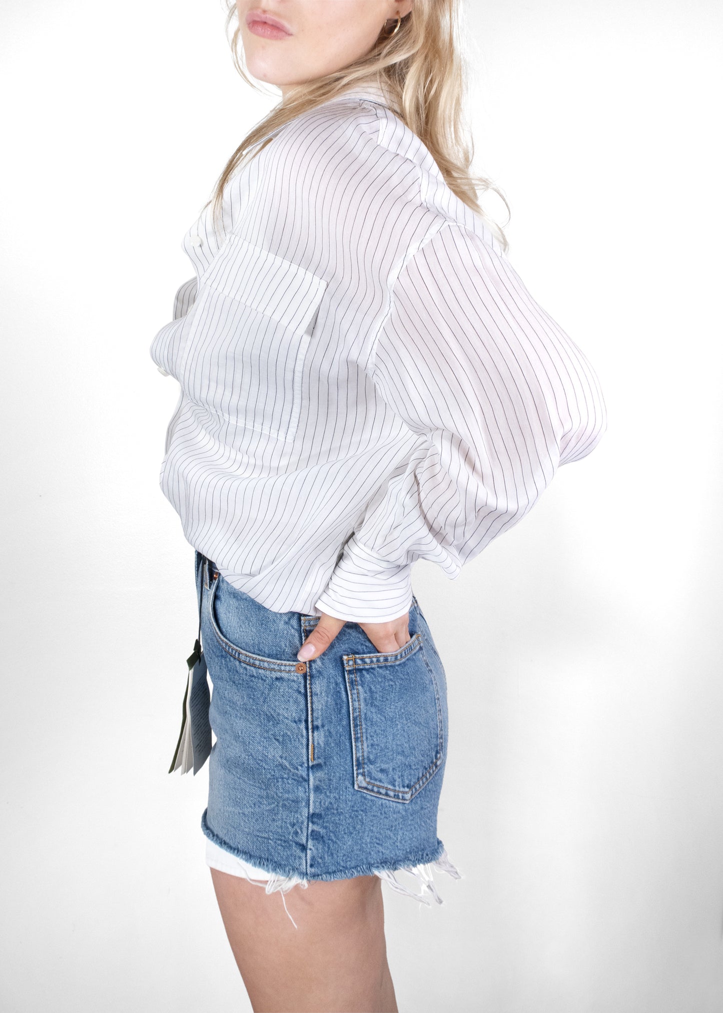 Brunello Cucinelli White Button-Down Shirt