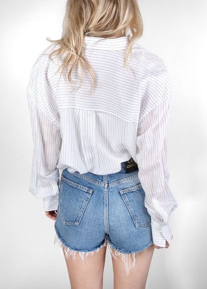 Brunello Cucinelli White Button-Down Shirt