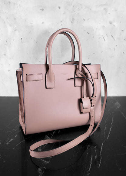 Saint Laurent Pink Baby Sac De Jour Tote