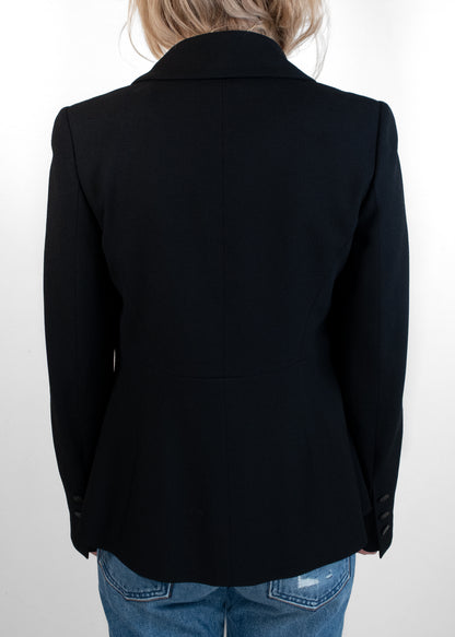 Chanel Black Single-Breasted Blazer