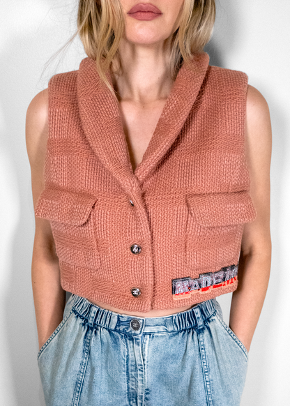 Chanel 2021 Tweed Pattern Vest