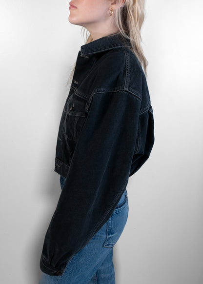 Saint Laurent Cropped Denim Jacket
