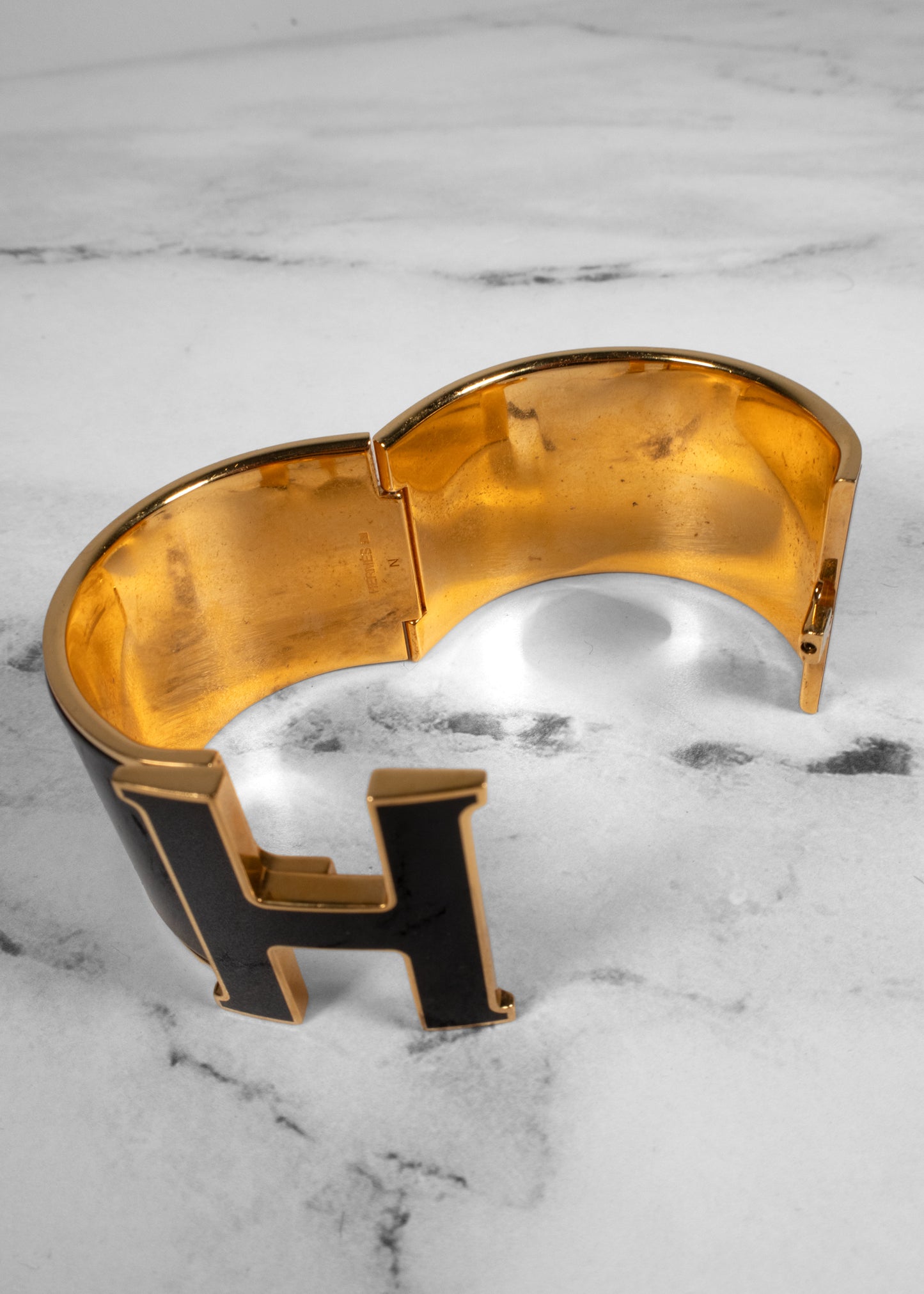 Hermès Enamel Extra Wide Clic Clac H Bracelet