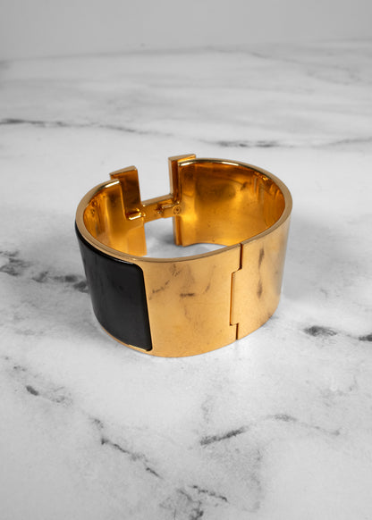Hermès Enamel Extra Wide Clic Clac H Bracelet