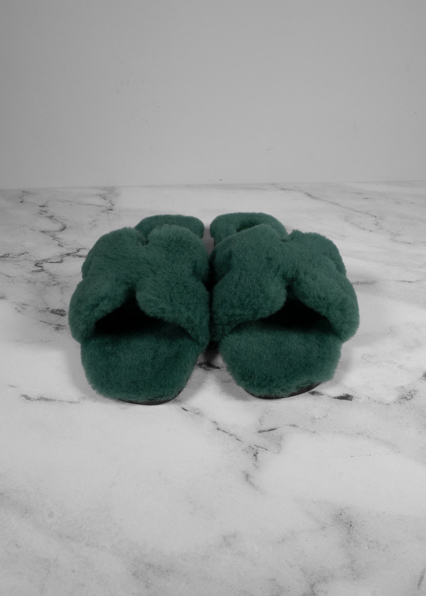 Hermès Woolskin Oran Sandals