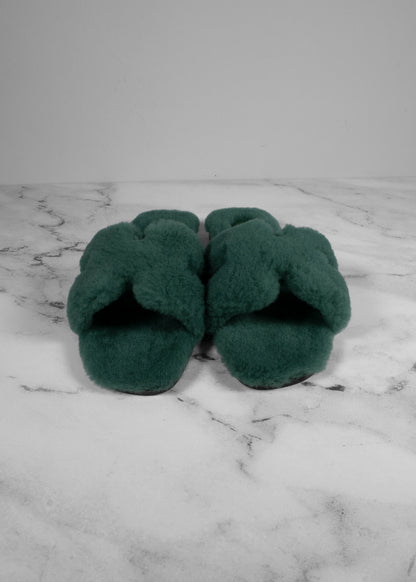 Hermès Woolskin Oran Sandals