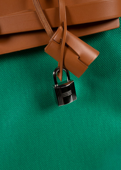 Hermès Toile Officier Herbag Zip 31