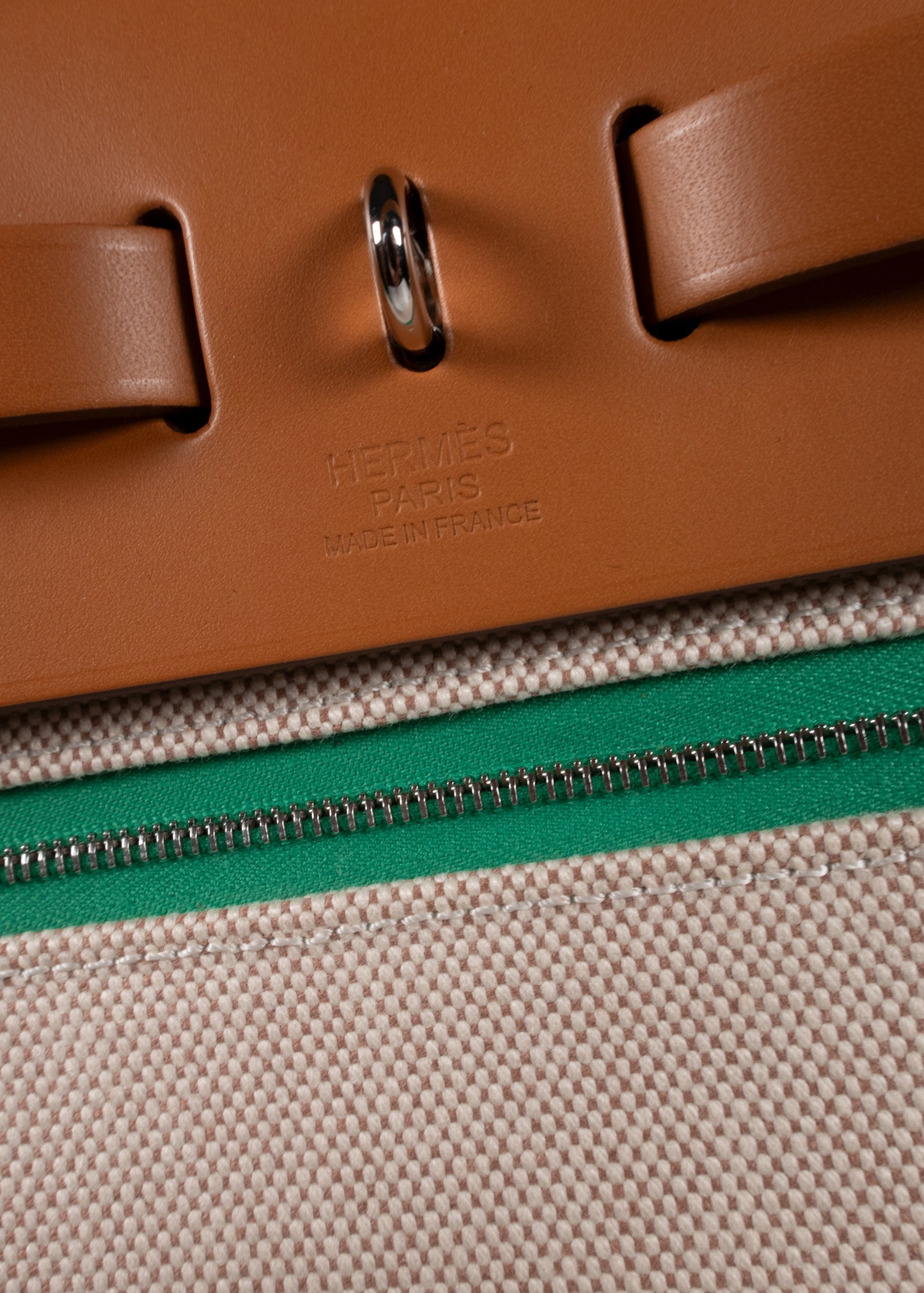 Hermès Toile Officier Herbag Zip 31