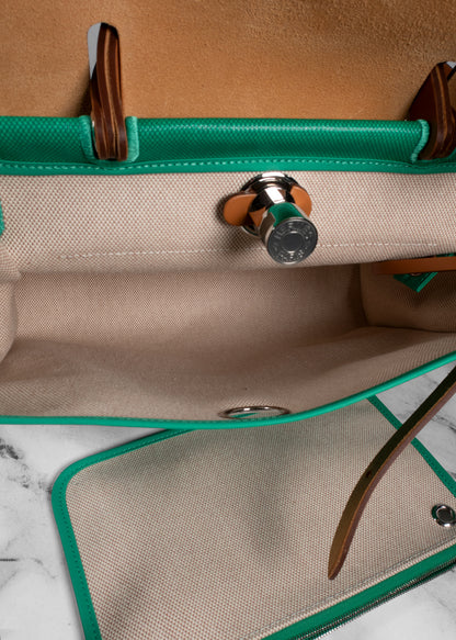 Hermès Toile Officier Herbag Zip 31