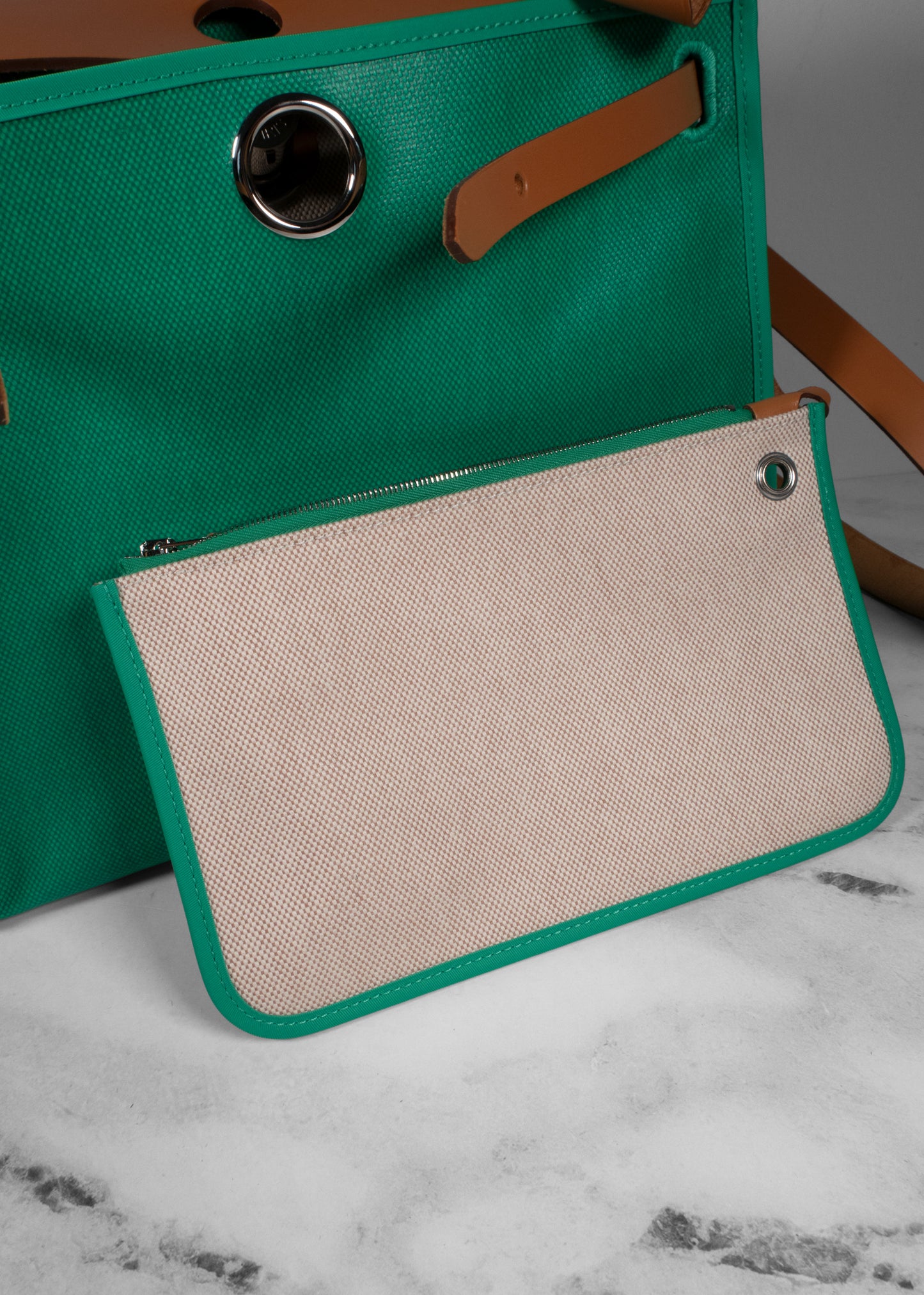 Hermès Toile Officier Herbag Zip 31