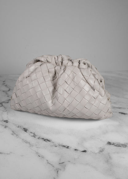 Bottega Veneta Nappa Maxi Intreccio The Pouch Oversized Clutch