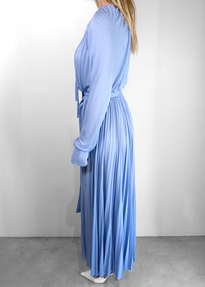 Proenza Schouler Tie Neck Long Dress