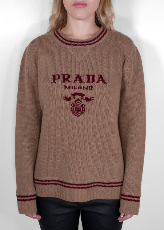 Prada Wool and cashmere crew-neck sweater