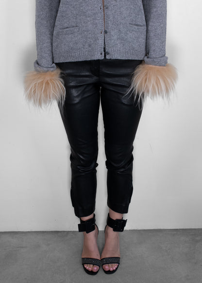 Brunello Cucinelli Stretch Nappa Leather Leggings