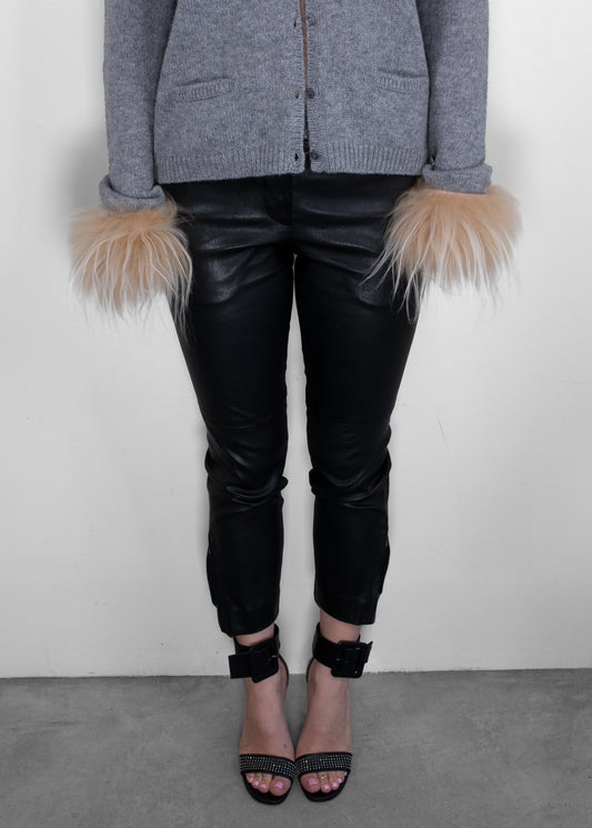 Brunello Cucinelli Stretch Nappa Leather Leggings