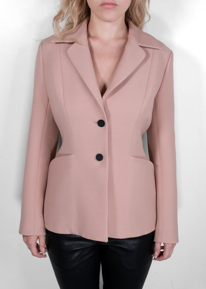 Christian Dior Blush Wool Blazer