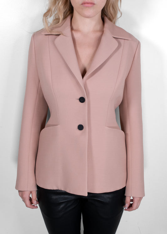 Christian Dior Blush Wool Blazer