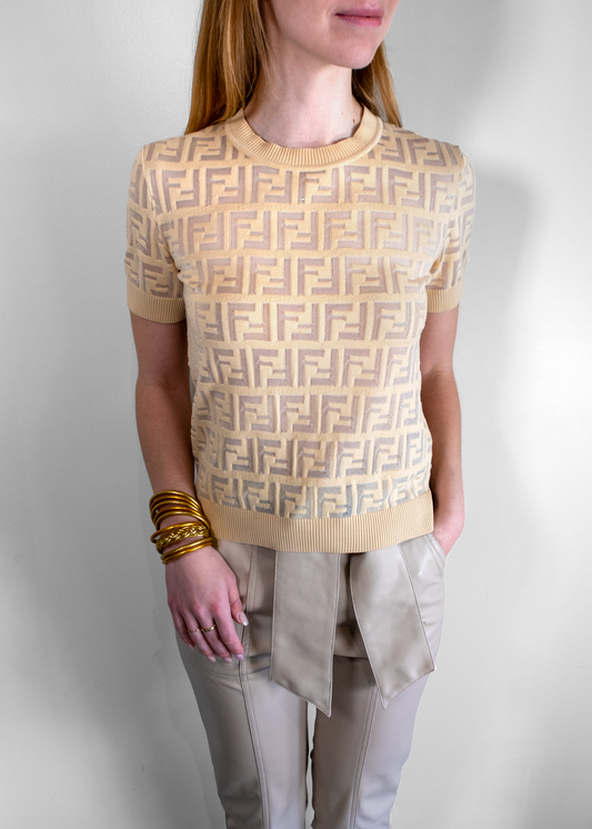 Fendi Knit T-Shirt
