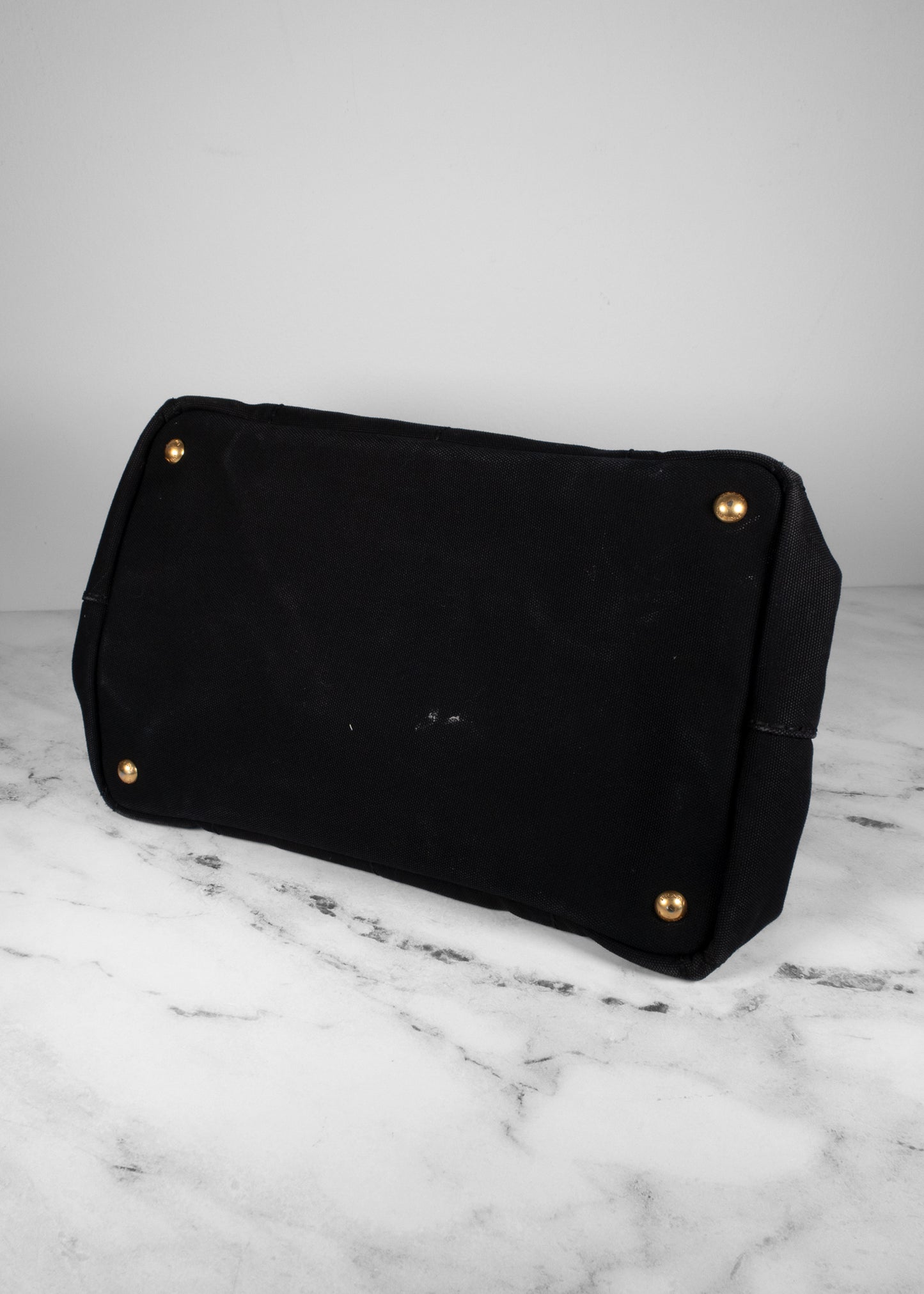 Prada Canapa Logo Tote Black