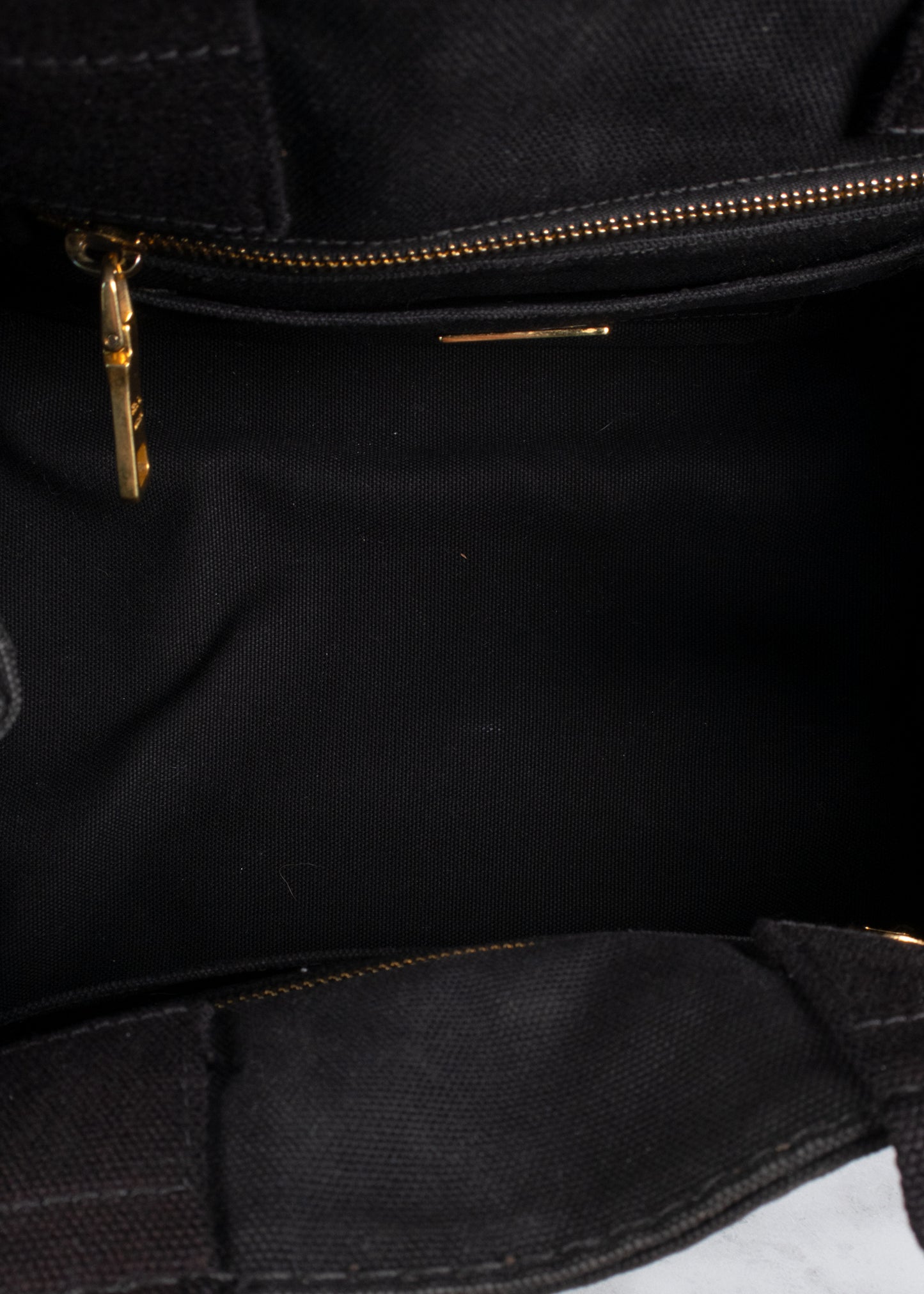 Prada Canapa Logo Tote Black