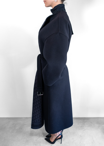 Christian Dior Black Wool Coat