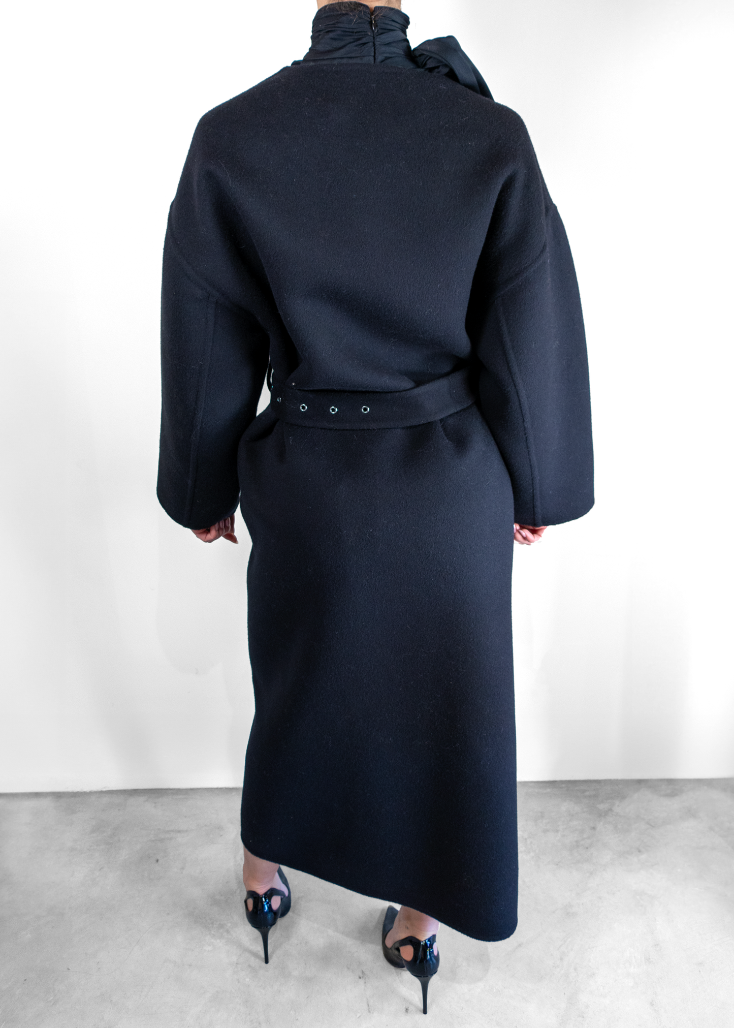 Christian Dior Black Wool Coat