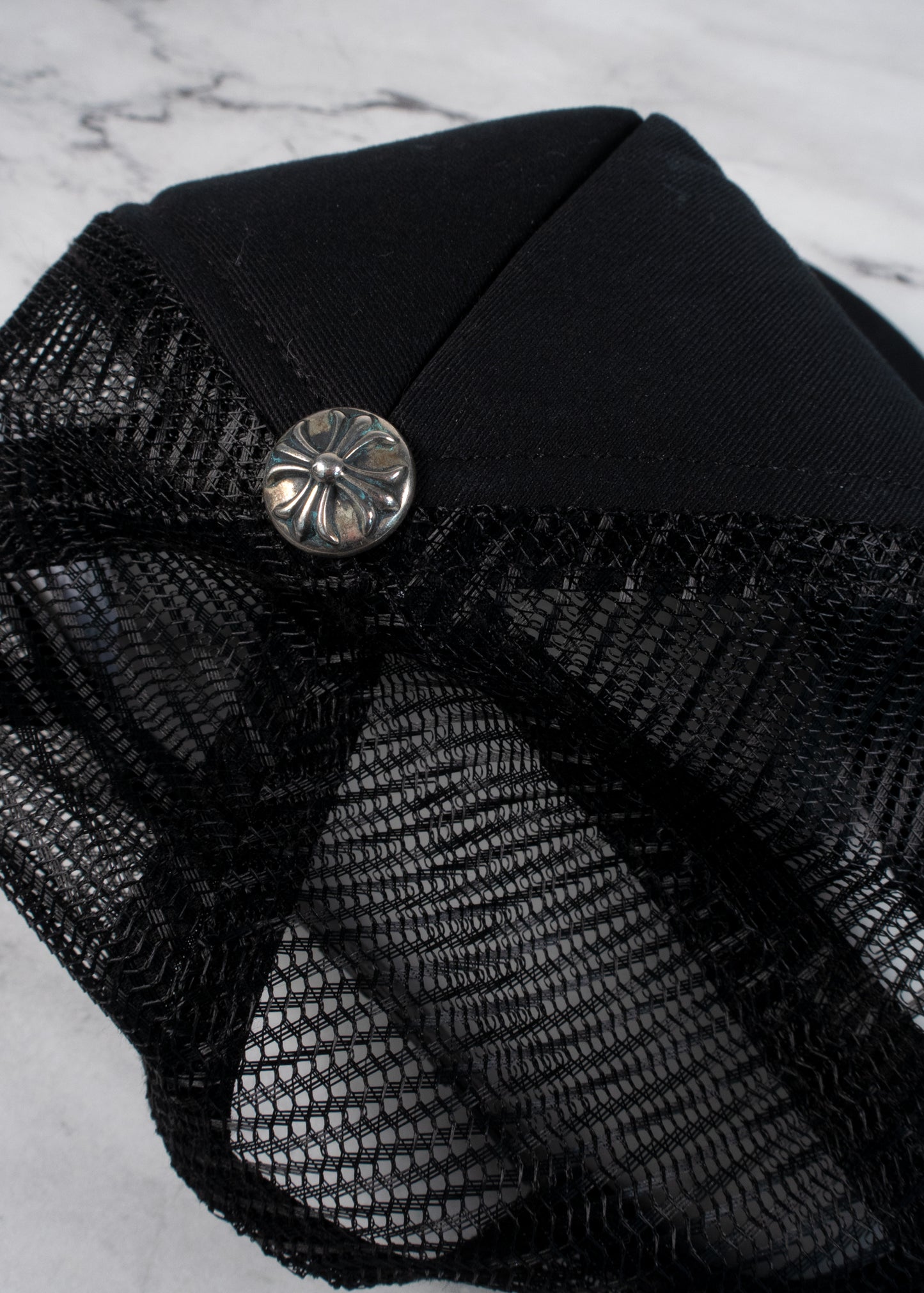 Chrome Hearts Triple Cross Leather Patch Hat