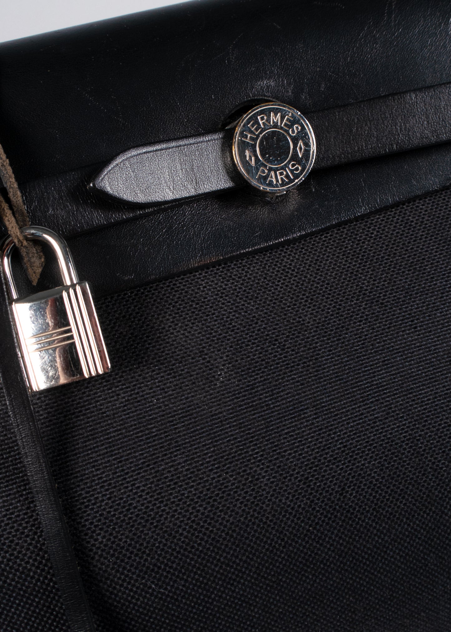 Hermès Military Toile Vache Hunter Herbag