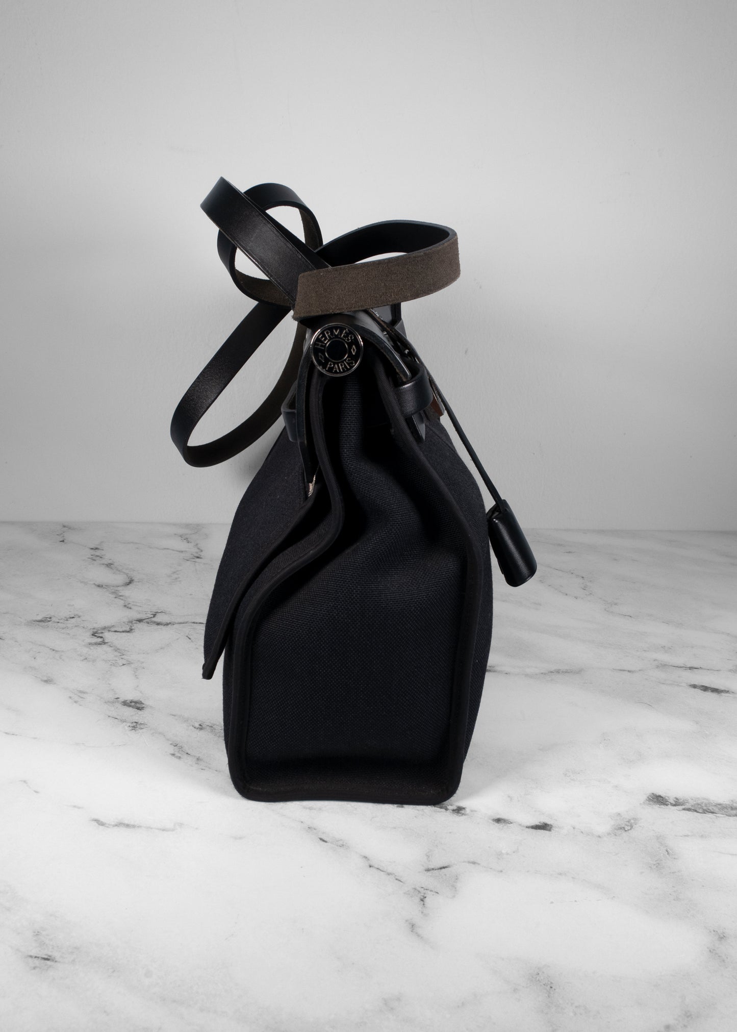 Hermès Military Toile Vache Hunter Herbag