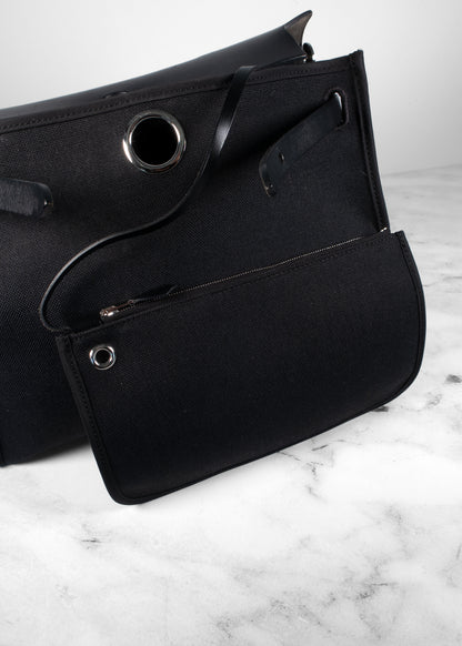 Hermès Military Toile Vache Hunter Herbag
