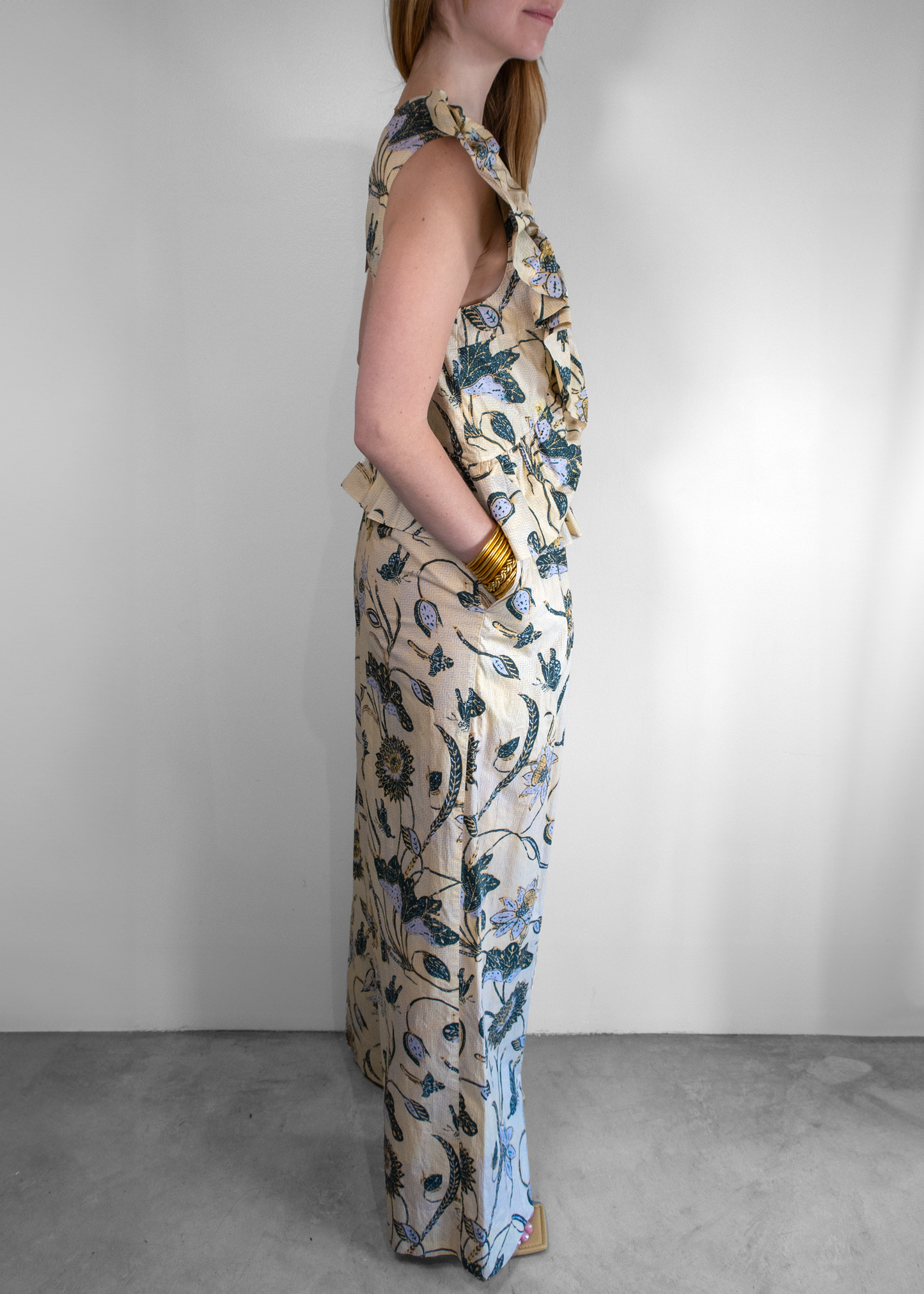 Ulla Johnson Ondine One-shoulder Ruffle Dress