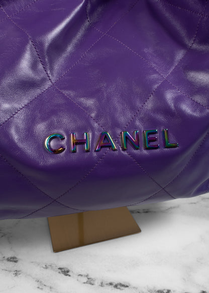 Chanel Quilted 22 Large Hobo