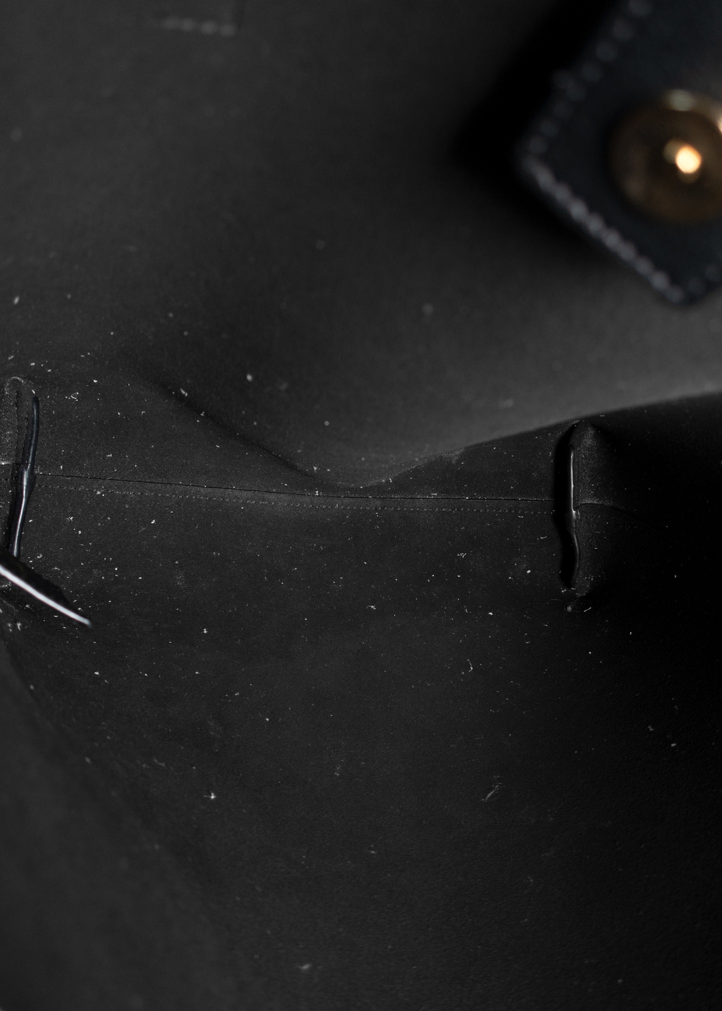 Saint Laurent Calfskin Toy Shopping Tote Black