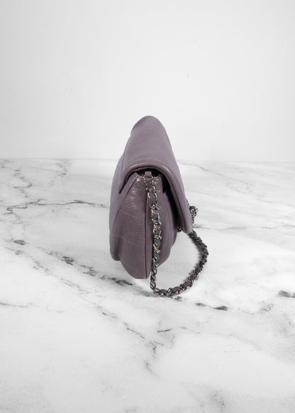 Chanel Lambskin Half Moon Wallet on Chain
