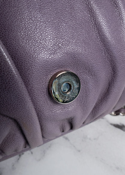 Chanel Lambskin Half Moon Wallet on Chain