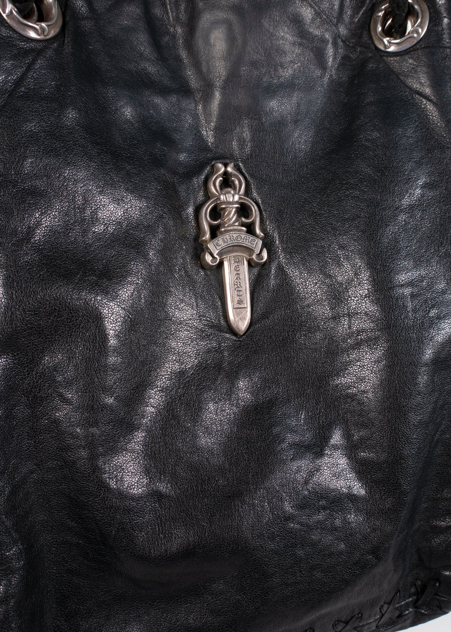 Chrome Hearts Leather Bucket Bag