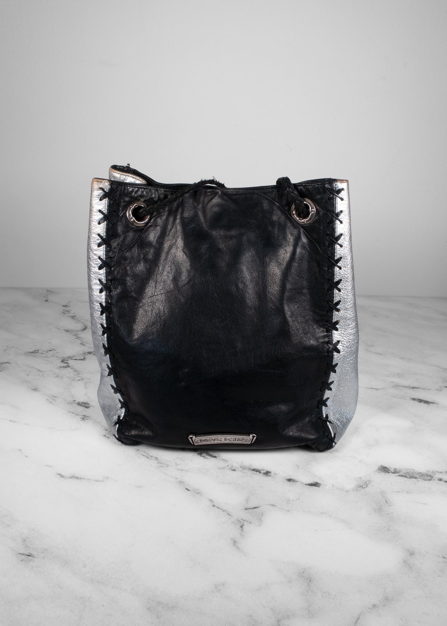 Chrome Hearts Leather Bucket Bag