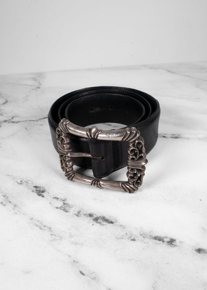Chrome Hearts Filigree OTJ Leather Belt