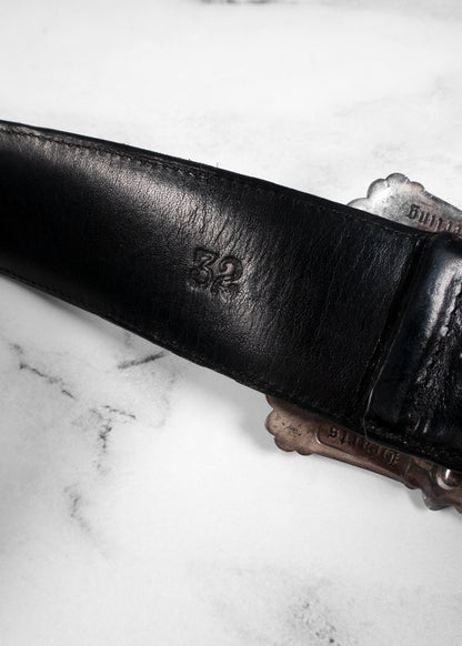 Chrome Hearts Filigree OTJ Leather Belt