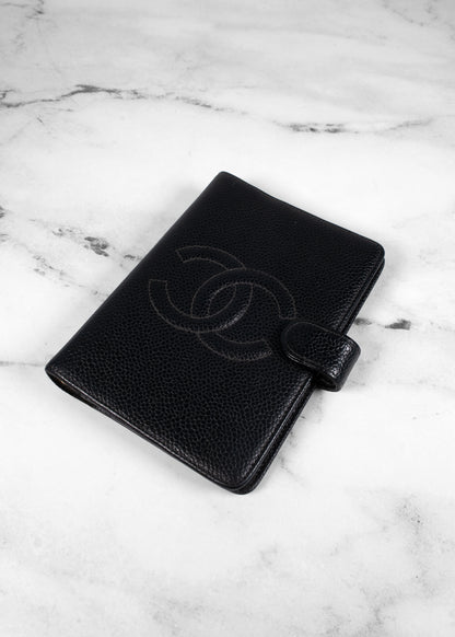 Chanel Caviar CC Small Ring Agenda Planner